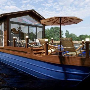 NHÀ LẮP GHÉP NỔI TRÊN MẶT NƯỚC