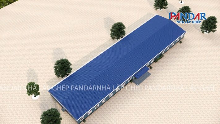 Mẫu nhà lắp ghép khung thép nhẹ tại Đồng Nai